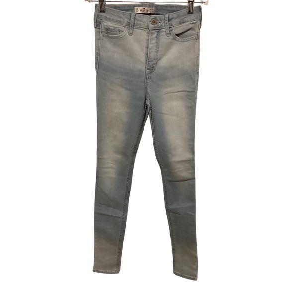 Hollister Denim - Hollister Jeans Womens Size 24 x 31 Light Wash High Rise Skinny Denim